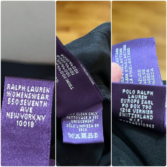 Vintage Ralph Lauren Purple Label New Wool Silk Blend Tuxedo Jodhpur Pant Size 6 - Picture 15 of 16